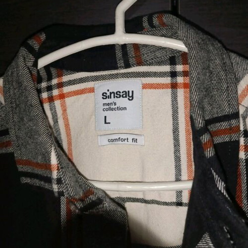 Shacket checked Sinsay like new, size large