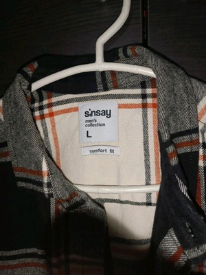 Shacket checked Sinsay like new, size large