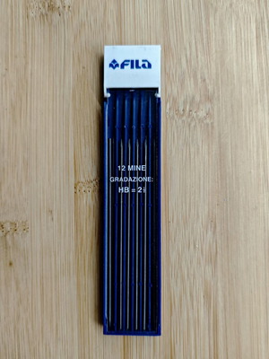 FILA HB 2mm design leads, vintage pack of 12