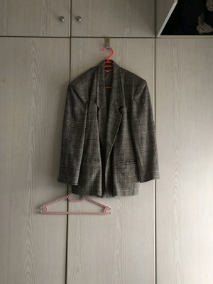 Women's jacket used, gray, size L