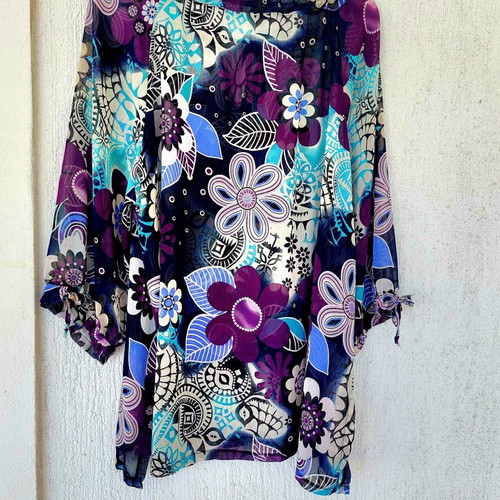 Lorelle Baldi multicolor boho tunic XL/2XL