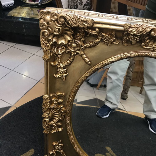 Carved handmade mirror new 80x68cm unique