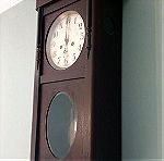  FMS box ρολόι τοίχου με εκκρεμές.  Αρχές 20ου αιώνα.
