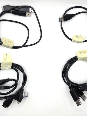 Καλώδια USB 3.0 Type-A προς Micro-B, σετ 9