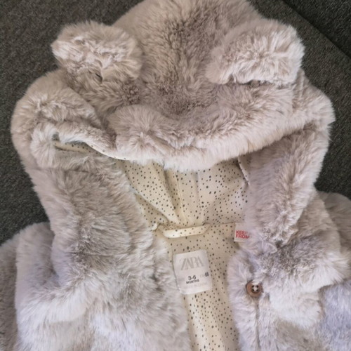 Zara kids fluffy onesie 3-6 months, washed and unworn
