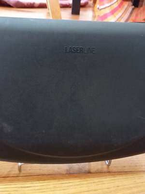 Laserline case for 24 CD/DVD used, portable, black