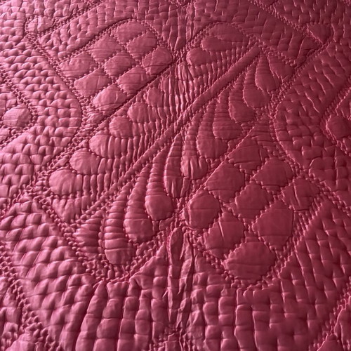 Traditional Handmade Satin Quilt Giorgan new, cotton filling