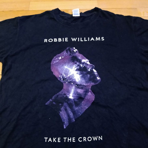 Robbie Williams Take the Crown Stadium Tour 2013 Shirt size L like new