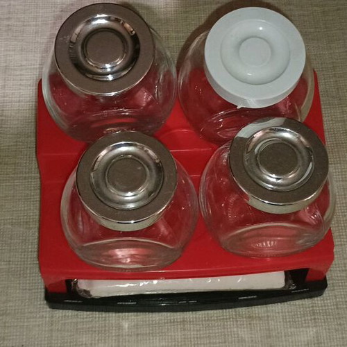 base for 4 spice jars and napkins