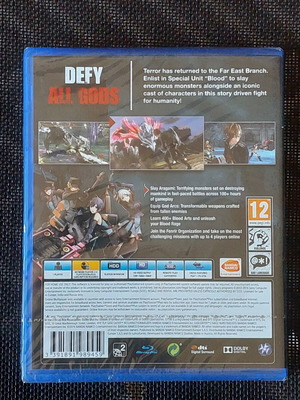 God Eater 2 Rage Burst PS4 game, sealed