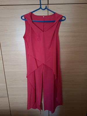 Asymmetric blouse fuchsia new, size M