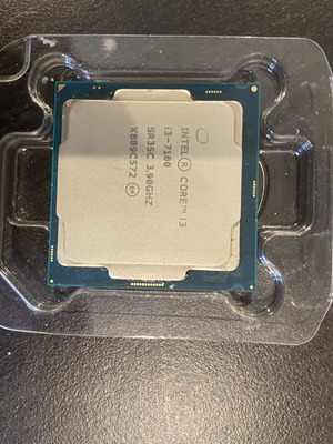Intel Core i3-7100 processor used, 2 cores 4 threads, 3.90GHz, LGA1151