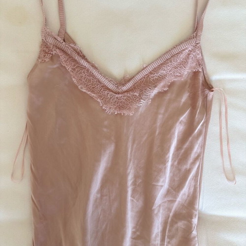 Silk cami top Massimo Dutti, like new, pink, size S