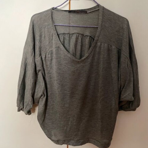 Vintage blouse like new, gray silver, comfortable size XS-L