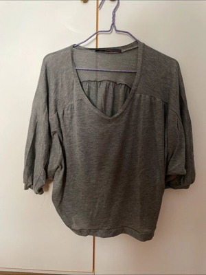 Vintage blouse like new, gray silver, comfortable size XS-L
