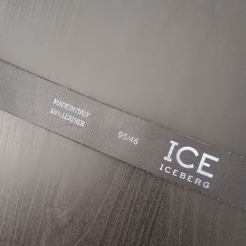 Iceberg women's leather belt black used