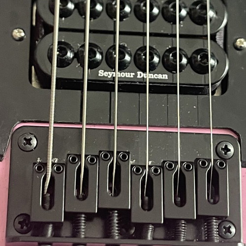 Fender Squier Sonic HT Stratocaster modded guitar like new, flash pink