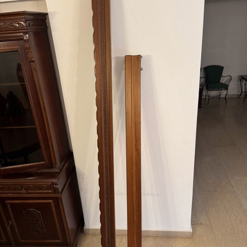 Wooden Curtain Holders set of 3 used, elegant handcrafted design