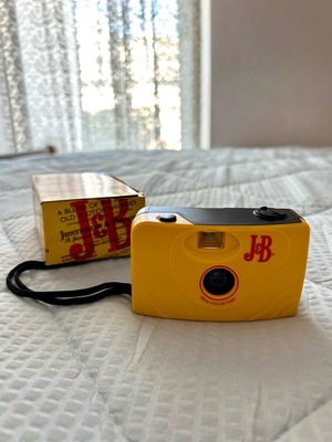J&B camera new, film operated, with box and manual