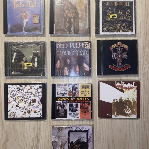 Metal rock CD collection, pack of 50