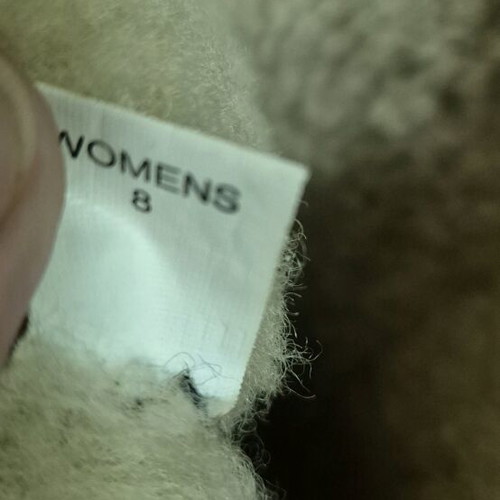 Suede boots used beige-brown with fur lining size 37-38