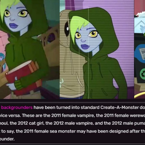 Monster High 2012 Create-A-Monster starter pack vampire & sea monster like new