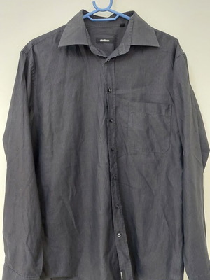 Strellson men's shirt size L like new, black and gray