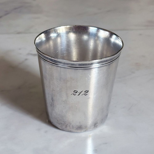 Christofle Silver-Plated Antique Cup from France 1910 used