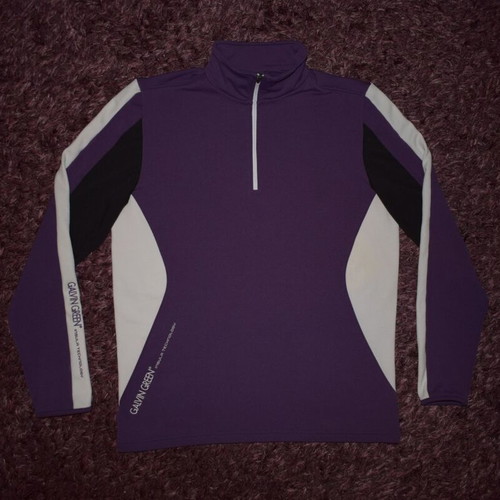 Galvin Green Mens Insula Pullover size M like new, white and purple