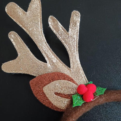 Christmas reindeer hairband used