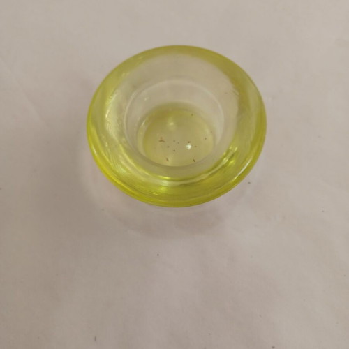 Glass candle holder for tealight like new
