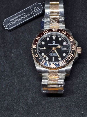 Pagani Design Two Tone GMT watch new with full packaging and papers