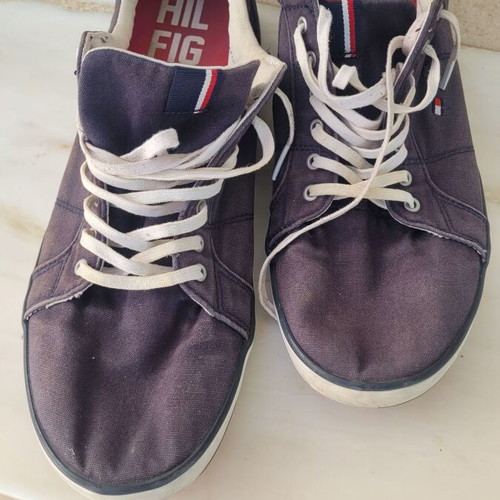 Hilfiger men's sport shoes size 44 lightly used, dark blue