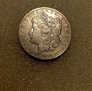 Morgan dollar 1890 - Παλιό ασημένιο νόμισμα