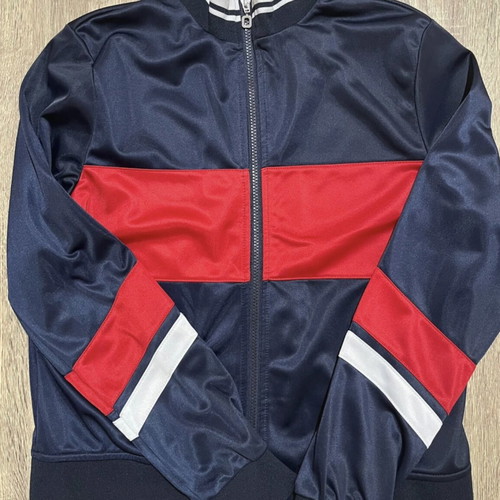 Vintage Style Jacket Bershka with Red Stripes New