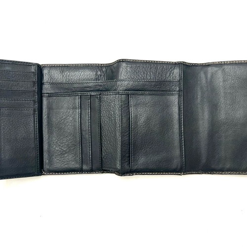 Loewe black wallet used with wear