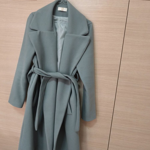 Mint color coat, one size