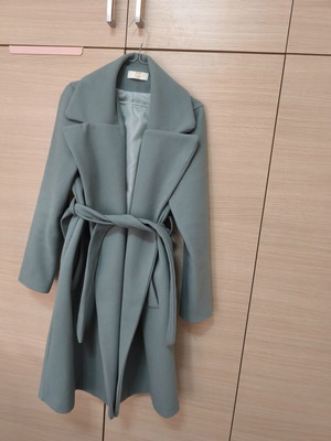 Mint color coat, one size