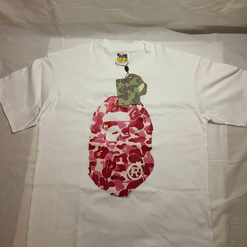 Aape By A Bathing Ape® T-Shirt Pink Camo Ape Head, size M, new