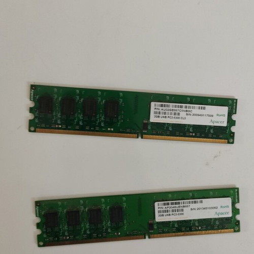 Apacer DDR2 2x2GB PC2-5300 like new