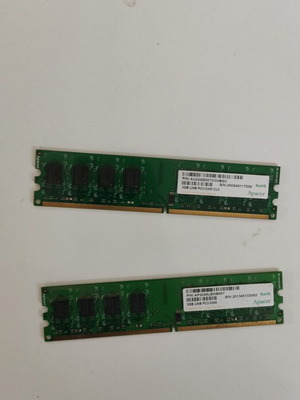 Apacer DDR2 2x2GB PC2-5300 like new