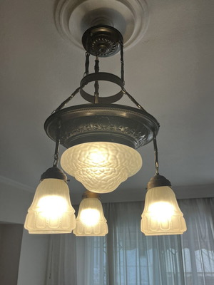Antique lamp used, fully functional