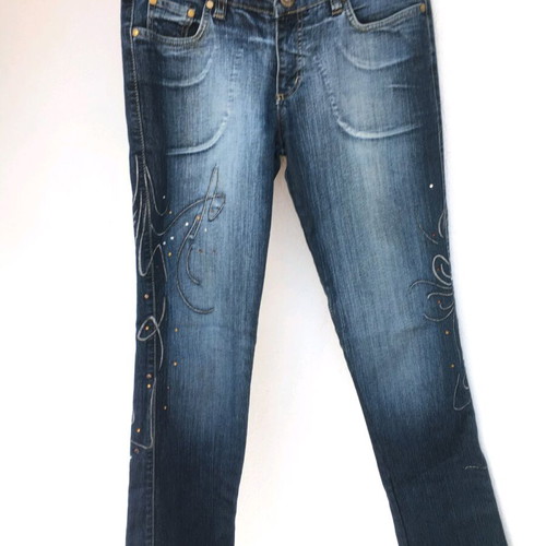 Dolce & Gabbana women's low rise jeans Y2K like new, size 34, blue