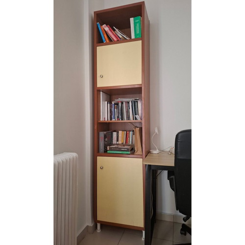 Cabinet bookcase used, dimensions 215x50x36 cm