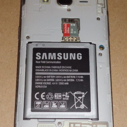 Samsung SM-G361F Galaxy Core Prime smartphone used, white, Android