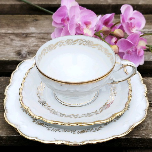Schwarzenhammer Bavaria Germany vintage triple coffee set used