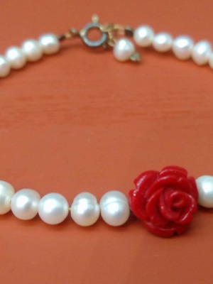 Βραχιόλι με γνήσια μαργαριτάρια