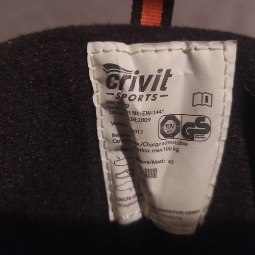 Crivit ice skates size 43-44 like new