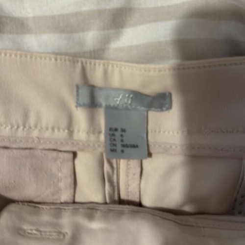 H&M beige pants size 36 used