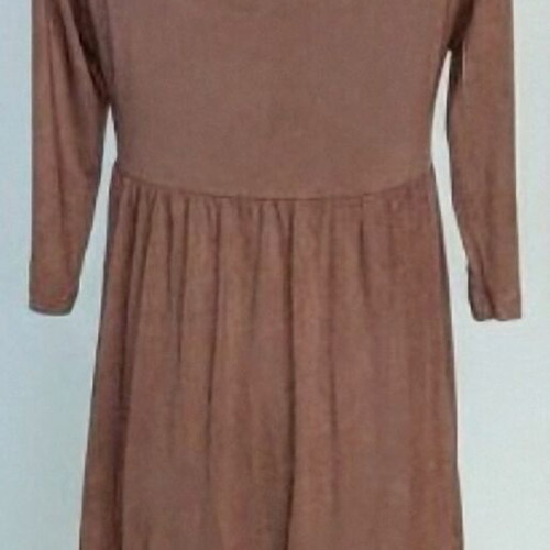 Elastic H&M dress used, plus size, ash rose color